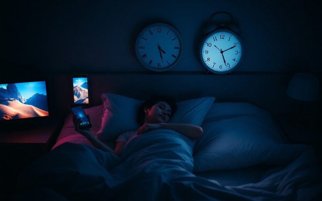 Insomnia Risk Goes Up the More You Use a Screen in Bed